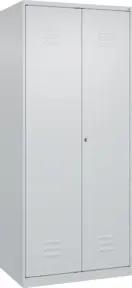 C+P PSA Doppel-Spind Classic PLUS, 2 Abteile, 1850x800x500mm, 7035/7035 Verschluss Zylinderschloss