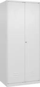 C+P PSA Doppel-Spind Classic PLUS, 2 Abteile, 1850x800x500mm, 9016/9016 Verschluss Zylinderschloss