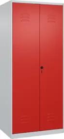 C+P PSA Doppel-Spind Classic PLUS, 2 Abteile, 1850x800x500mm, 7035/3020 Verschluss Sicherheits-Drehriegel