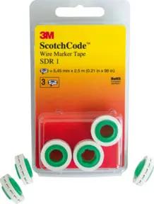 3M Deutschland Kabelmark. Nachfüllrollen Ziffer 0, 3er Pack SDR-0(VE3)