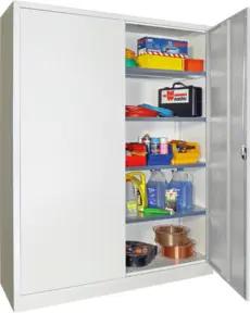 STIER Universalschrank Premium mit 4 verz. Einlegeböden 1950x1500x500mm lichtgrau