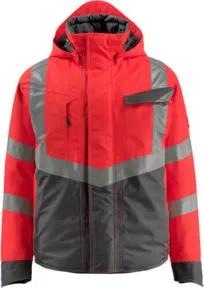 Mascot Hastings Winterjacke Größe 2XL, hi-vis rot/dunkelanthrazit