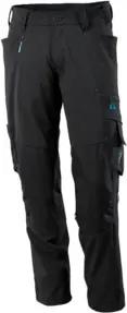 Mascot Hose mit Knietaschen, Stretchstoff Hose schwarz