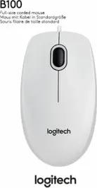 Logitech Maus Optisch,Business B100 USB ws