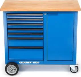 Gedore Rollwerkbank mit 7 Schubladen