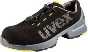 Uvex Halbschuh schwarz/gelb uvex 1, S1, EU-Schuhgröße: 39