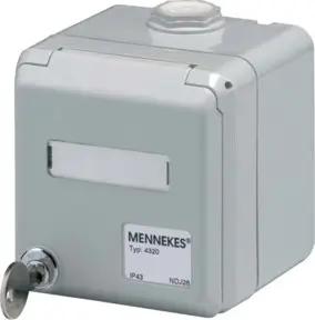 Mennekes Datendose Cepex lgr f. 2 Module 4375G
