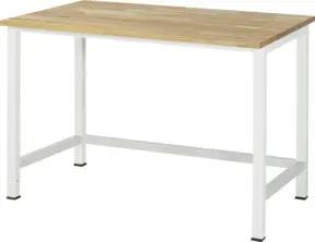 Rau Werktisch Buche-Massiv-Platte BxTxH 1250x800x825 mm