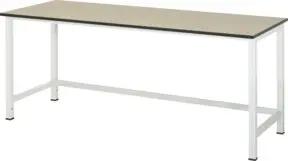 Rau Werktisch MDF-Platte BxTxH 2000x800x825 mm