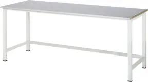 Rau Werktisch Stahlblechbelag-Platte BxTxH 2000x800x825 mm