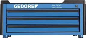 Gedore Werkzeugtruhe mit 3 Schubladen, H 345 x B 775 x T 475 mm