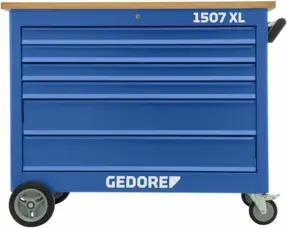 Gedore Rollwerkbank 6 Schubladen 4x Typ 1, H = 75 mm 2x Typ 3, H = 155 mm