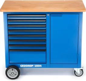 Gedore Rollwerkbank mit 8 Schubladen