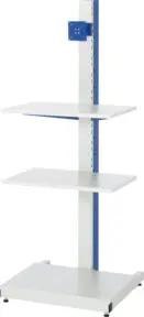Rau Computer-Ständer stationär BxTxH 650x650x1750mm