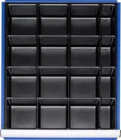 Rau Schubladen-Einteilungs-Set Schublade-L H 60-90mm Kleinteileeinsatz