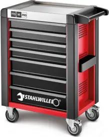 Stahlwille Werkstattwagen 95/7 PRO 7 Schubl. 496 x 827 x 1020 mm rot, RAL 3020; schwarz RAL 9005