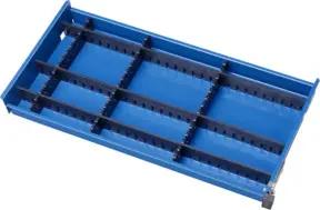 Rau Schubladen-Einteilungs-Set BxTxH 70x280x40/65 3 + 3 Rasterleisten