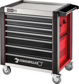 Stahlwille Werkstattwagen 98/7 PRO 7 Schubl. 651 x 1001 x 1020 mm rot, RAL 3020; schwarz RAL 9005