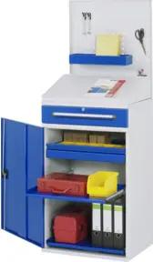Rau Beistellschrank-Stehpult - Modell 04 BxTxH 650x520x1110/1220/1770mm