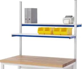 Rau Etagenbord auch für durchgehenden Einbau Systemfeld 1500mm
