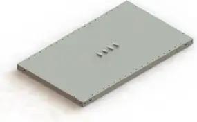 Meta Zusatzboden CLIP 230 1000 x 600 mm verzinkt + 4 Fachbodenträger
