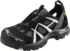 Haix Sandale schwarz/silber Black Eagle Safety 61 Low ESD, S1P, EU-Schuhgröße: 48