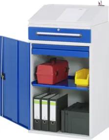 Rau Beistellschrank-Stehpult - Modell 03 BxTxH 650x520x1110/1220mm
