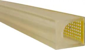 Moravia Rampenfender MORION 100 x 80 mm Länge 1000 mm mit eingegossener Stahllochplatte