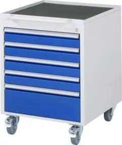 Rau Roll-Container mit 5 Schubladen-L 4x90, 1x180mm