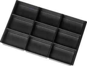 Rau Schubladen-Einteilungs-Set Schublade-E H 60-360mm Materialschale 9 Fächer