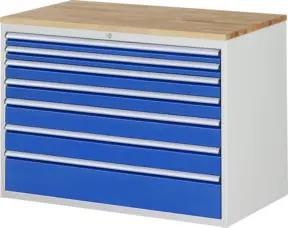 Rau Schubladenschrank Buche-Top und 7 x Schubl.-XXL 2x60 2x90 2x120 1x180mm