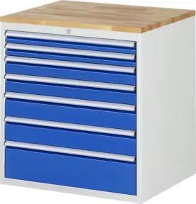 Rau Schubladenschrank Buche-Top und 7 x Schubl.-XL 2x60 2x90 2x120 1x180mm