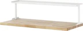 Rau Ablage für Arbeitstische/Werkbänke aus Stahlblech BxTxH 1500x300x375 mm
