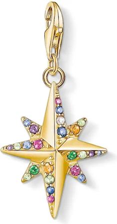Thomas Sabo Anhänger - Farbiger Stern gold - 1816-488-7