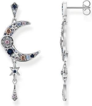 Thomas Sabo Ohrringe - Royalty Mond mit Steine - H2200-945-7