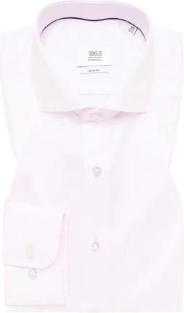 SLIM FIT Luxury Shirt in rosa unifarben