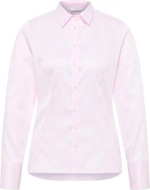 REGULAR FIT Satin Shirt Bluse in rosa unifarben