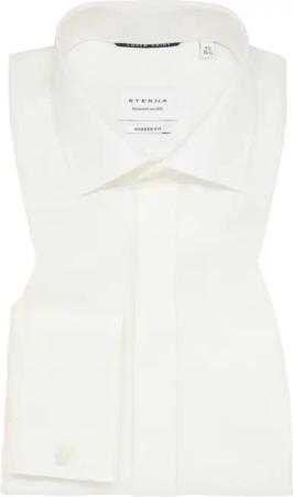 MODERN FIT Cover Shirt in beige unifarben