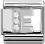 Nomination Classic - SilverShine Buchstabe E mit Zirkonia - 330301/05