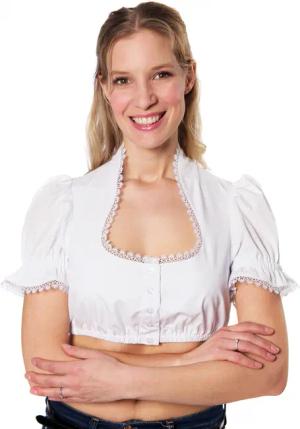 Stehkragen Dirndlbluse Emelie