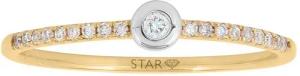 Stardiamant Ring - Brillant Gelbgold 585 - D6410G