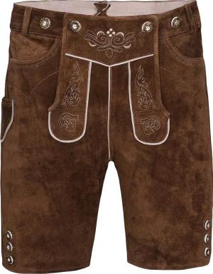 Kurze Trachtenlederhose kastanienbraun