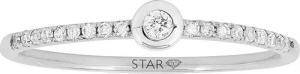 Stardiamant Ring - Brillant Weißgold 585 - D6410W