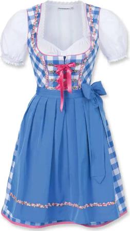 Mini Dirndl Joy azur