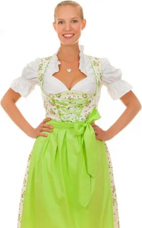 Midi Dirndl Valentina grün