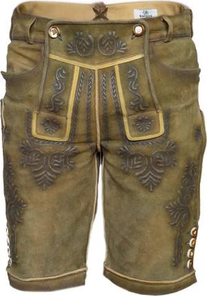 Kurze Wildbock Lederhose Jochen Camel