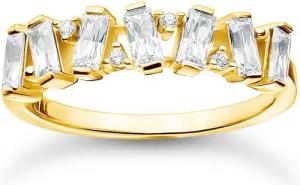 Thomas Sabo Ring - Weiße Steine Gold - TR2346-414-14