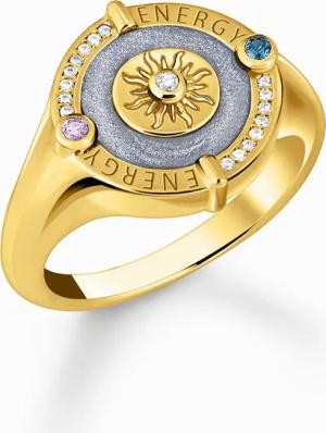 Thomas Sabo Ring - Siegelring mit Sonnensymbol - TR2449-974-1