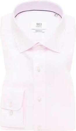 MODERN FIT Luxury Shirt in rosa unifarben