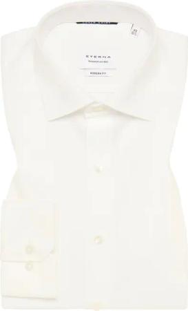 MODERN FIT Cover Shirt in beige unifarben
